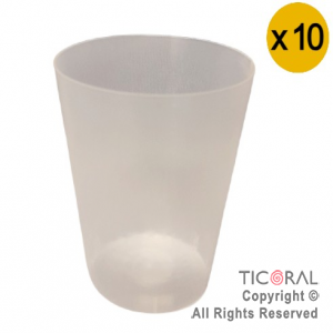 VASO PLASTICO CRISTAL 220CC X 10 UNIDADES